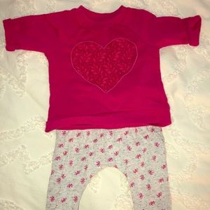 Retro sweatshirt baby outfit